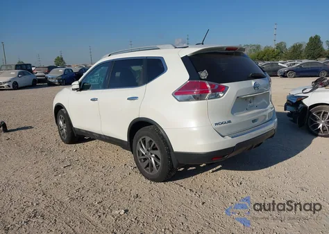2015 Nissan Rogue Sl из США, поврежденный, VIN 5N1AT2MV7FC815988
